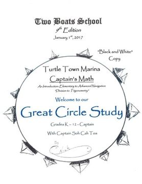 portada {Black & White}  Great Circle Study: Turtle Town Marina: Volume 7 (Two Boats School)