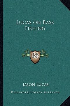 portada lucas on bass fishing (in English)