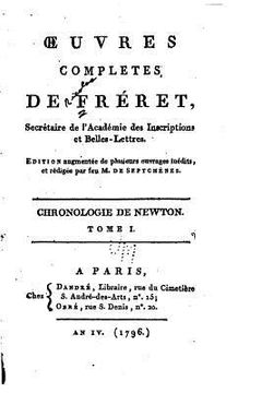 portada Oeuvres complètes de Fréret - Tome I (en Francés)