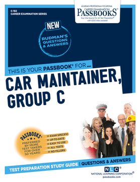 portada Car Maintainer, Group C (C-182): Passbooks Study Guide Volume 182 (en Inglés)