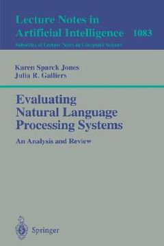 portada evaluating natural language processing systems (en Inglés)