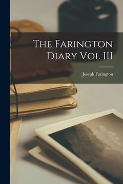 portada The Farington Diary Vol III