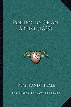 portada portfolio of an artist (1839) (in English)