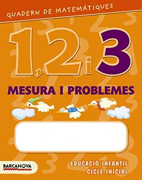 portada Quadern Matemátiques 1, 2 i 3 Mesura i Problemes 3 (Materials Educatius - Parvulari) (in Spanish)