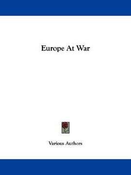 portada europe at war (en Inglés)
