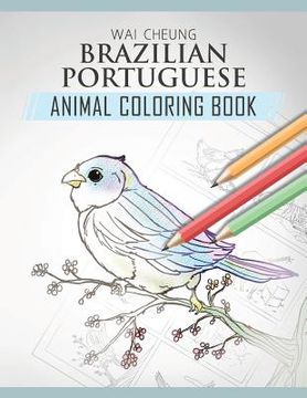 portada Brazilian Portuguese Animal Coloring Book (in English)