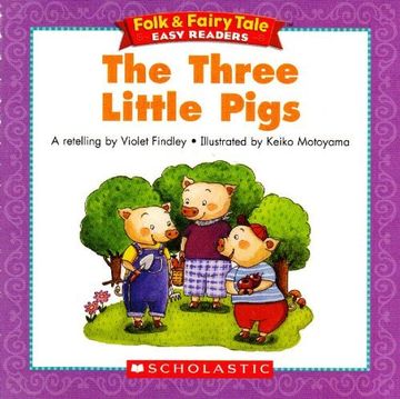portada The Three Little Pigs (Folk & Fairy Tale Easy Readers) (en Inglés)