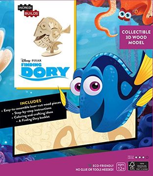 portada Incredibuilds: Finding Dory 3d Wood Model (in English)