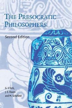 portada The Presocratic Philosophers 2nd Edition Paperback: A Critical History With a Selcetion of Texts (in English)