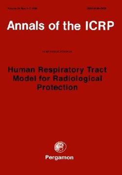 portada icrp publication 66: human respiratory tract model for radiological protection: annals of the icrp volume 24/1-3 (en Inglés)
