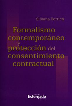 portada Formalismo Contemporáneo y Protección del Consentimiento Contractual