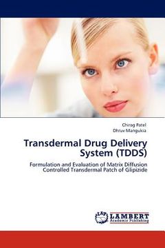 portada transdermal drug delivery system (tdds) (en Inglés)