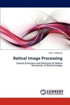 portada retinal image processing (en Inglés)