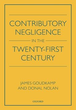 portada Contributory Negligence In The Twenty-first Century