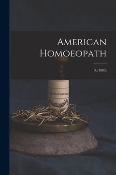 portada American Homoeopath; 9, (1883) (en Inglés)
