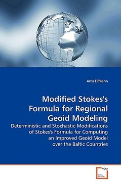 portada modified stokes's formula for regional geoid modeling (en Inglés)