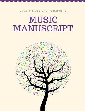 portada Music Manuscript - 8 Staves (en Inglés)