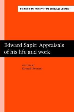 portada edward sapir: appraisals of his life and work