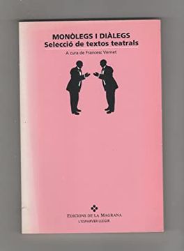 portada Monolegs i Dialegs Seleccio de Textos Teatrals