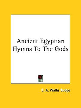 portada ancient egyptian hymns to the gods (en Inglés)