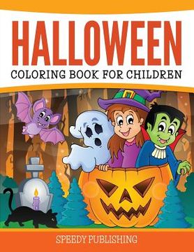 portada Halloween Coloring Book For Children (en Inglés)