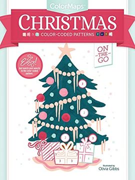 portada Colormaps: Christmas: Color-Coded Patterns Adult Coloring Book: 3 (Colormaps, 3) (in English)