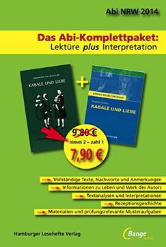 portada Kabale und Liebe - das Abi-Komplettpaket: Lektüre Plus Interpretation.