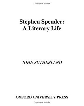 portada Stephen Spender: A Literary Life (en Inglés)