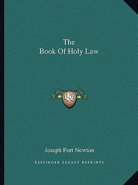 portada the book of holy law (in English)