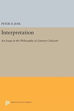 portada Interpretation: An Essay in the Philosophy of Literary Criticism (Princeton Legacy Library) (en Inglés)