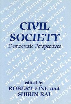 portada civil society: democratic perspectives (en Inglés)