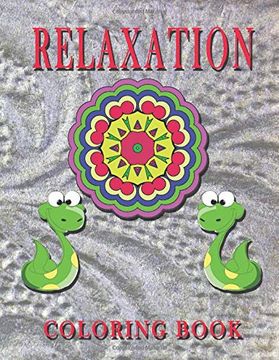 portada Relaxation Coloring Book: High Quality Mandala Coloring Book, Relaxation and Meditation Coloring Book (Mandala Coloring Books for Adults Spiral) (en Inglés)