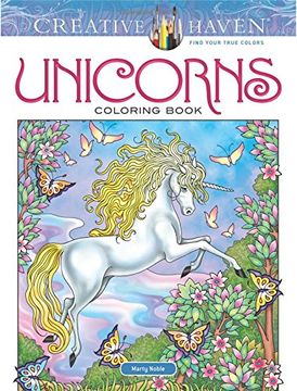 portada Creative Haven Unicorns Coloring Book (Creative Haven Coloring Books) 