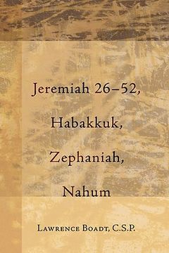 portada jeremiah 26-52, habakkuk, zephaniah, nahum (en Inglés)