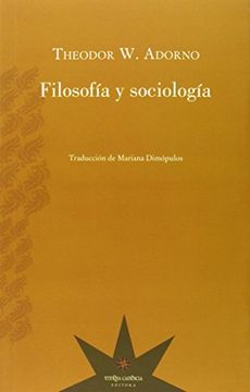 portada Filosofia y Sociologia (in Spanish)