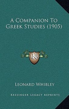 portada a companion to greek studies (1905) (en Inglés)