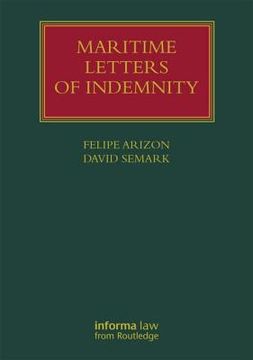 portada Maritime Letters of Indemnity
