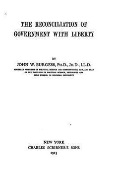 portada The Reconciliation of Government with Liberty (en Inglés)