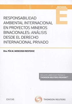 portada Responsabilidad Ambiental Internacional en Proyectos Mineros Binacionales: Ánalisis Desde el Derecho Internacional Privado (Papel + E-Book)