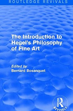 portada The Introduction to Hegel's Philosophy of Fine Art (en Inglés)