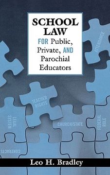 portada school law for public, private, and parochial educators (en Inglés)