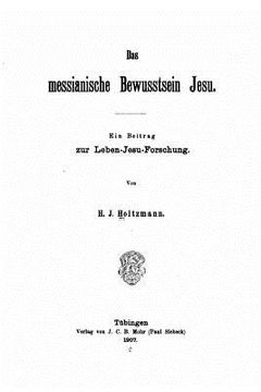 portada Das messianische Bewusstsein Jesu (in German)