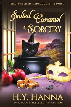 portada Salted Caramel Sorcery (LARGE PRINT): Bewitched By Chocolate Mysteries - Book 7 (in English)