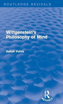 portada Wittgenstein's Philosophy of Mind (Routledge Revivals) (en Inglés)