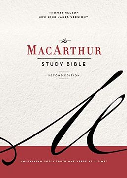 portada The Nkjv, Macarthur Study Bible, 2nd Edition, Cloth Over Board, Blue, Comfort Print: Unleashing God's Truth one Verse at a Time (en Inglés)