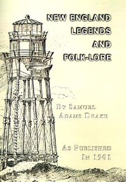 portada a book of new england legends and folk lore (en Inglés)