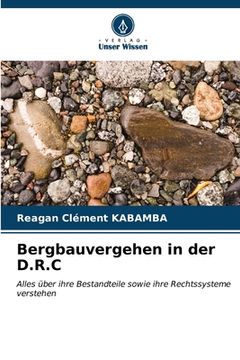 portada Bergbauvergehen in der D.R.C (in German)