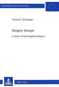 portada Margery Kempe: A Study in Early English Feminism: A Study in English Feminism (European University Studies)