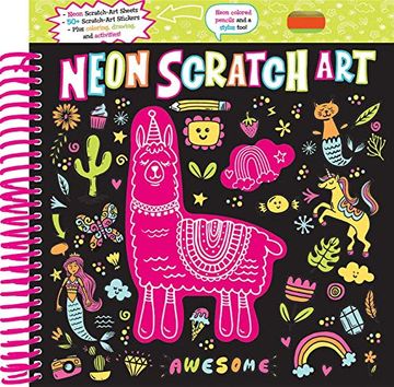 portada Neon Scratch art (Creative Corner) (en Inglés)