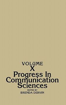 portada progress in communication sciences, volume 10